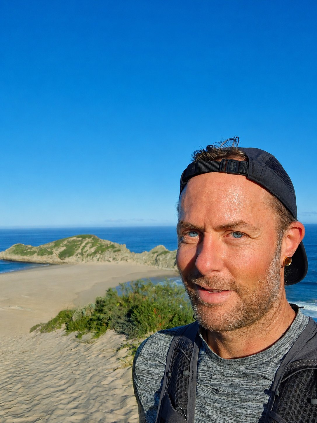 Kyle Young on the Robberg trail in Plettenberg Bay, South Africa