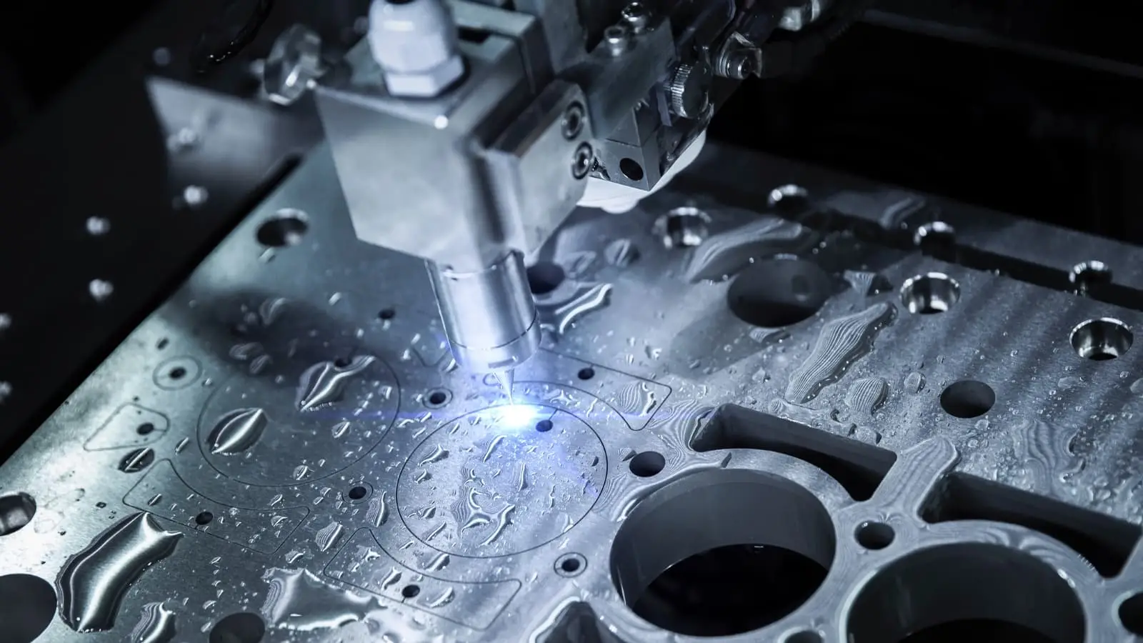 CNC machined precision metal components